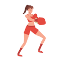 پیش‌نمایش فایل active-sports-woman-boxing-10396758 از پک بوکس زن