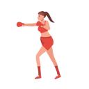 پیش‌نمایش فایل female-boxer-in-gym-workout-session-10396755 از پک بوکس زن