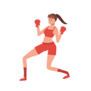 پیش‌نمایش فایل female-boxing-with-confidence-10396757 از پک بوکس زن