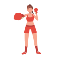 پیش‌نمایش فایل powerful-female-boxer-in-gym-workout-session-10396750 از پک بوکس زن