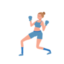 پیش‌نمایش فایل woman-boxing-10396763 از پک بوکس زن
