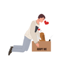 پیش‌نمایش فایل caring-person-rescues-a-homeless-puppy-10396729 از پک فرزندخواندگی حیوان خانگی