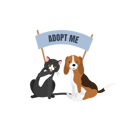 پیش‌نمایش فایل cute-cats-and-dogs-ready-for-adoption-10396734 از پک فرزندخواندگی حیوان خانگی