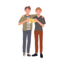 پیش‌نمایش فایل best-friends-making-a-toast-with-beer-cheers-10396833 از پک نوشیدن آبجو