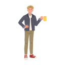 پیش‌نمایش فایل cheerful-man-holding-beer-glass-10396826 از پک نوشیدن آبجو