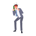 پیش‌نمایش فایل drunk-businessman-holding-beer-bottle-alcoholism-in-corporate-life-10396844 از پک نوشیدن آبجو
