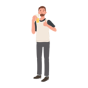 پیش‌نمایش فایل happy-smiling-man-with-thumbs-up-and-beer-mug-10396817 از پک نوشیدن آبجو