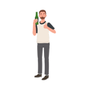 پیش‌نمایش فایل man-holding-beer-bottle-10396839 از پک نوشیدن آبجو