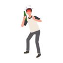پیش‌نمایش فایل man-holding-beer-bottle-10396841 از پک نوشیدن آبجو