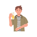 پیش‌نمایش فایل smiling-man-raising-beer-toast-in-celebration-10396821 از پک نوشیدن آبجو