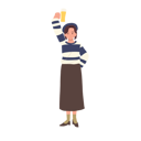 پیش‌نمایش فایل smiling-woman-with-beer-glass-10396831 از پک نوشیدن آبجو