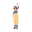 پیش‌نمایش فایل woman-with-beer-glass-10396832 از پک نوشیدن آبجو