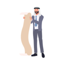 پیش‌نمایش فایل arab-businessman-reacts-to-long-list-10628091 از پک مرد عرب کسب‌وکار