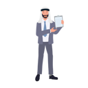 پیش‌نمایش فایل clipboard-data-presentation-by-arab-businessman-10628079 از پک مرد عرب کسب‌وکار