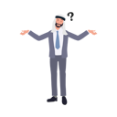 پیش‌نمایش فایل confused-arab-businessman-in-suit-with-question-mark-10628085 از پک مرد عرب کسب‌وکار