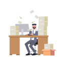 پیش‌نمایش فایل exhausted-arab-businessman-working-at-desk-with-overload-work-10628099 از پک مرد عرب کسب‌وکار