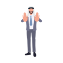 پیش‌نمایش فایل stop-gesture-by-arab-businessman-in-suit-10628088 از پک مرد عرب کسب‌وکار