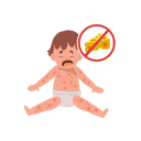 پیش‌نمایش فایل baby-food-allergy-from-cheese-10751701 از پک حساسیت غذایی در نوزاد