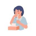 پیش‌نمایش فایل girl-sneezing-with-tissue-paper-box-10959045 از پک عطسه
