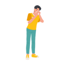 پیش‌نمایش فایل young-boy-sneezing-with-tissue-paper-10959041 از پک عطسه