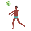 پیش‌نمایش فایل boy-enjoying-beachball-game-11012297 از پک در ساحل