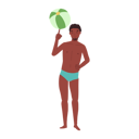 پیش‌نمایش فایل boy-playing-with-beachball-11012298 از پک در ساحل