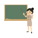 پیش‌نمایش فایل asian-female-educator-teaching-with-pointer-stick-and-chalkboard-11279230 از پک معلم بامزه