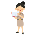 پیش‌نمایش فایل female-teacher-holding-book-11279228 از پک معلم بامزه