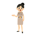 پیش‌نمایش فایل female-teacher-welcoming-students-11279213 از پک معلم بامزه