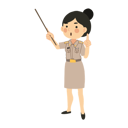 پیش‌نمایش فایل female-teacher-with-pointing-stick-11279207 از پک معلم بامزه