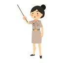 پیش‌نمایش فایل female-teacher-with-pointing-stick-11279211 از پک معلم بامزه