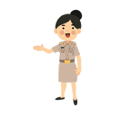 پیش‌نمایش فایل happy-female-teacher-welcoming-students-11279216 از پک معلم بامزه