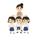 پیش‌نمایش فایل smiling-thai-teacher-with-diverse-students-in-classroom-11279229 از پک معلم بامزه