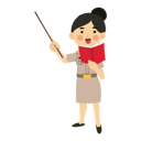 پیش‌نمایش فایل thai-female-teacher-holding-stick-with-book-11279220 از پک معلم بامزه