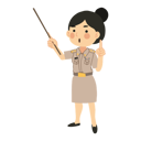 پیش‌نمایش فایل thai-woman-teacher-in-classroom-with-pointing-stick-11279208 از پک معلم بامزه