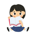 پیش‌نمایش فایل adorable-thai-student-sitting-and-reading-book-11651846 از پک دانش آموز دختر بانمک