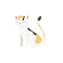 پیش‌نمایش فایل cute-happy-cat-sitting-12622341 از پک گربه