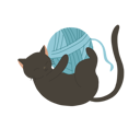 پیش‌نمایش فایل playful-kitten-with-yarn-ball-12622112 از پک گربه
