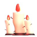 پیش‌نمایش فایل halloween-burning-candle-6735038 از پک هالووین