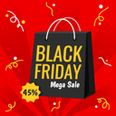 پیش‌نمایش فایل black-friday-mega-sale-9192599 از پک قالب ترویج خرید در بلک فرایدی