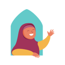 پیش‌نمایش فایل arabic-girl-in-window-9222275 از پک دختر مسلمان