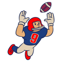 پیش‌نمایش فایل american-football-player-catching-ball-9481427 از پک فوتبال آمریکایی