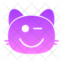 پیش‌نمایش فایل cat-winking-face-5016243 از پک شکلک خندان گربه