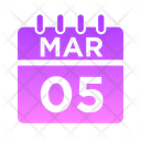پیش‌نمایش فایل 5-march-5021881 از پک تقویم