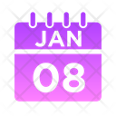 پیش‌نمایش فایل 8-january-5021824 از پک تقویم