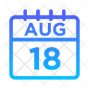 پیش‌نمایش فایل 18-august-5023062 از پک تقویم