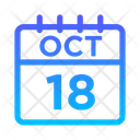 پیش‌نمایش فایل 18-october-5023123 از پک تقویم