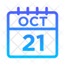 پیش‌نمایش فایل 21-october-5023126 از پک تقویم