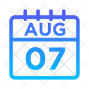 پیش‌نمایش فایل 7-august-5023051 از پک تقویم