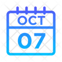 پیش‌نمایش فایل 7-october-5023112 از پک تقویم